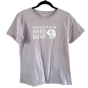 Mountain Hardwear Lilac Purple Logo Short Sleeve T-Shirt, Sz Medium